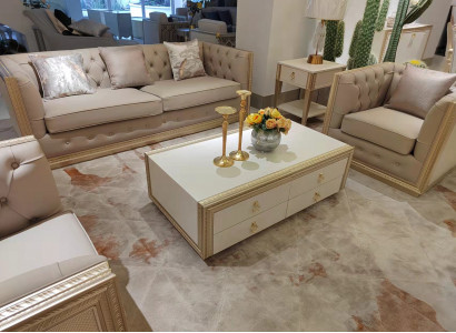 Wunnzëmmer Dësch Holz Design Dëscher Modern Couchtisch Säitentësch Canapé Miwwelen