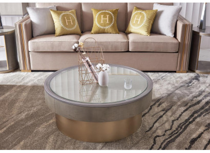 Ronnen Design Couchtisch Glas Ronntisch Säitendëscher Ronn Sofa