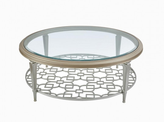 Couchtisch Bäistelltisch Dësch aus Glas Wunnzëmmer Designerdësch Miwwelen Ronn