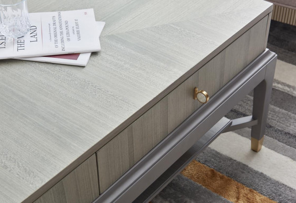 Luxus Wunnzëmmer Dësch Couchtisch Design Dëscher Stil Miwwelen Rektangulär