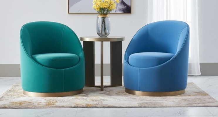 Türkeschen Wunnzëmmer Design Sessell Einsitzer Gepolstert Miwwelen Lounge Club