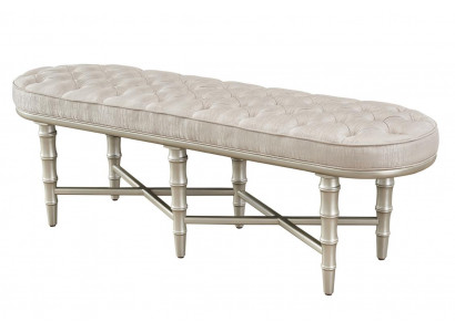 Design Hocker Bank Miwwel Luxus Pouf Fousshocker Polsterschemel Sëtzhocker