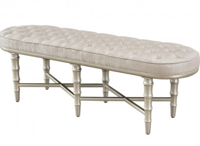 Design Hocker Bank Miwwel Luxus Pouf Fousshocker Polsterschemel Sëtzhocker