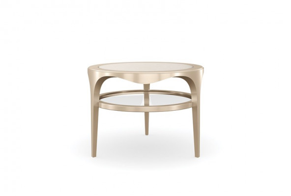 Wunnzëmmer Ronn Edel Konscht Modern Luxus Bäizëlltësch Design Miwwelen Couchtësch