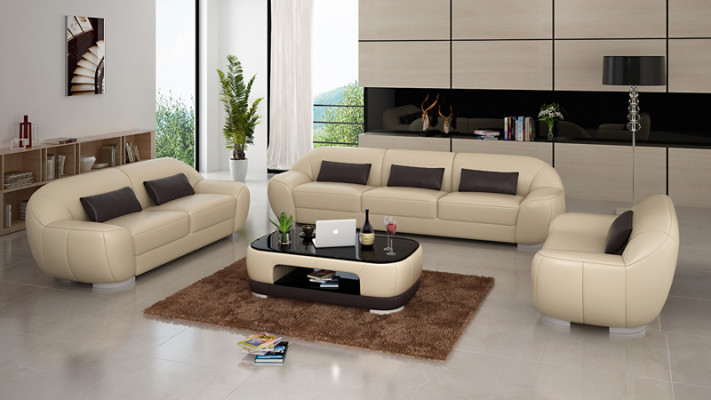 Liederdivan Canapé Sofa-Ecksofa-Eckgarnitur Design Dekor Modern Sofa