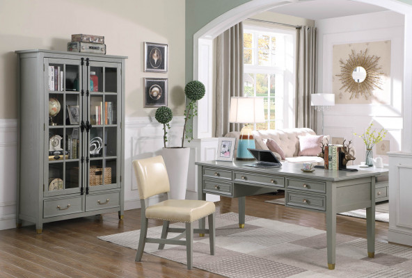 Fotell Stull 1x Iesszëmmer Lounge Modern Tele Leder Sëtz Polsterstull