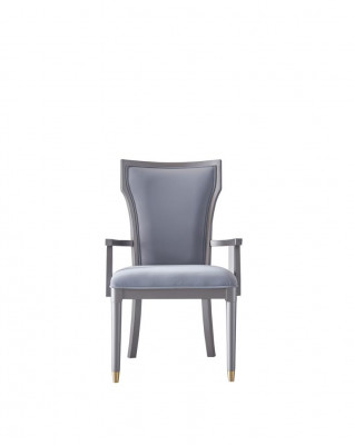 Luxus Design Stull Echt Italienesch Stil Miwwelen Eensëtzer Holz Lehnstull