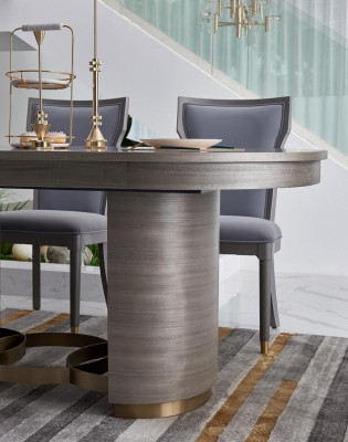 Luxus Design Stull Echt Italienesch Stil Miwwelen Eensëtzer Holz Lehnstull