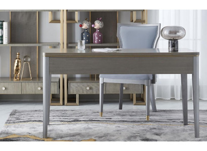 Iesszëmmer Stull 1 Sëtzer #2732 Fauteuil Holz Luxus Klass Miwwel Massivholz
