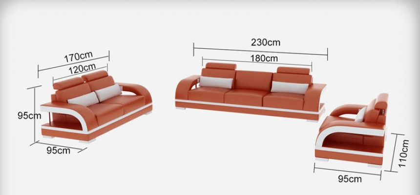 3+2+1 Garnitur Lieder Sofa Couch Couchen Sofas Wunnlandschaft Luxus