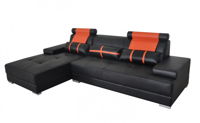 Design Liederpolster XXL Sëtz Zëmmer Wohn Sofa Canapé Designer Eck.