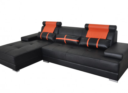 Design Liederpolster XXL Sëtz Zëmmer Wohn Sofa Canapé Designer Eck.