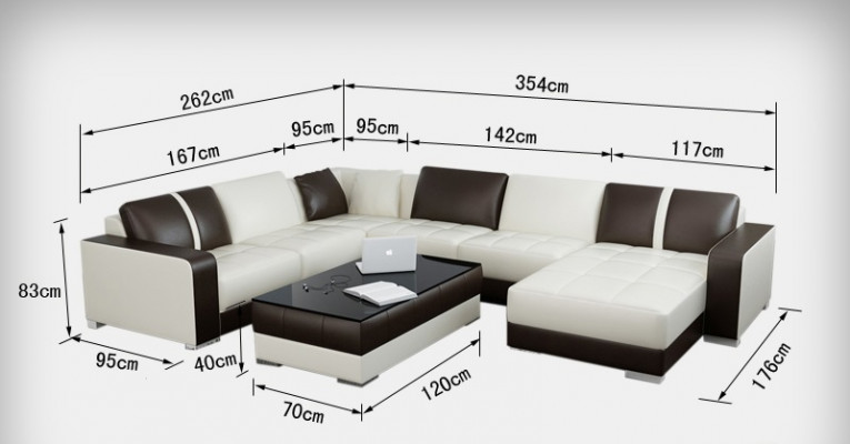Ledercouch Canapé Wunnlandschaft Eckcouch Eck Garnitur Design Modern Sofa mat USB