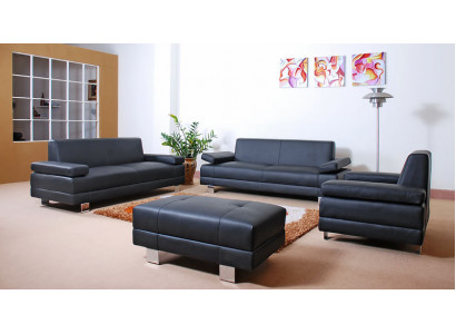 Sofa Set 3+2 Sëtzer Set Design Sofa Polster Couchen Couch Modern Luxus Nei