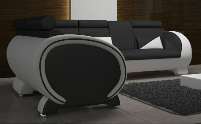ECKSOFA ECKCOUCH DESIGN *FARWAHL* CANAPÉ LEDER CANAPÉ LEDERSOFA LEDERGARNITUR