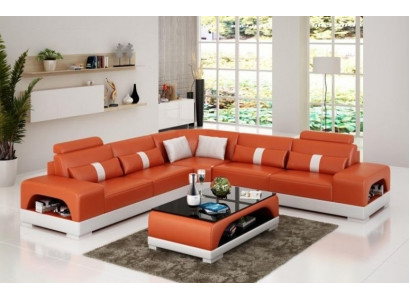 Modern Eckgarnitur Ecksofa Eckcouch Wunnlandschaft L Form XXL Sofa Canapé Nei