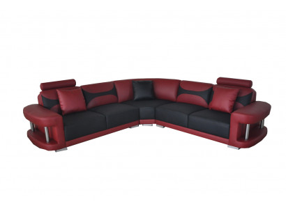 Lieder Modern XXL Canapé Wunnlandschaft Liederkanapee Sofagarnitur Canapé L-Form mat USB