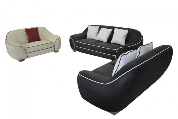 XXL Canapé Ecksofa Wunnlandschaft Design Modern Sofa Set 3+2+1 F3013