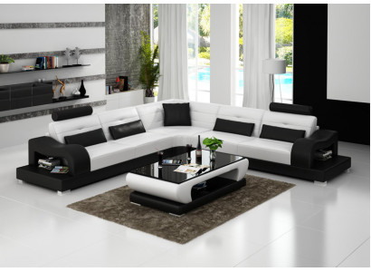 Liederkanapee Couch Wunnlandschaft Dekor Eck Eckcanapé Modern Garnitur Design