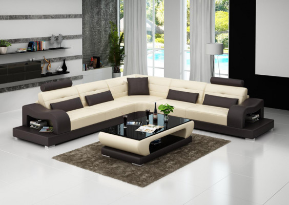 Liederkanapee Couch Wunnlandschaft Dekor Eck Eckcanapé Modern Garnitur Design