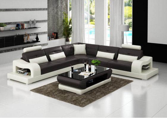 Liederkanapee Couch Wunnlandschaft Dekor Eck Eckcanapé Modern Garnitur Design