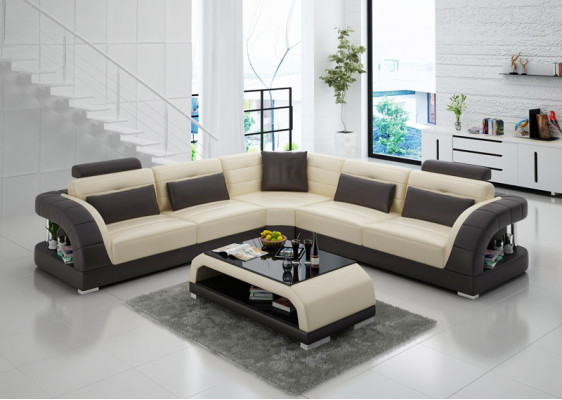 Liederdivan Divan Canapé Wunnlandschaft Modern Eck Eckdivan Design Garnitur