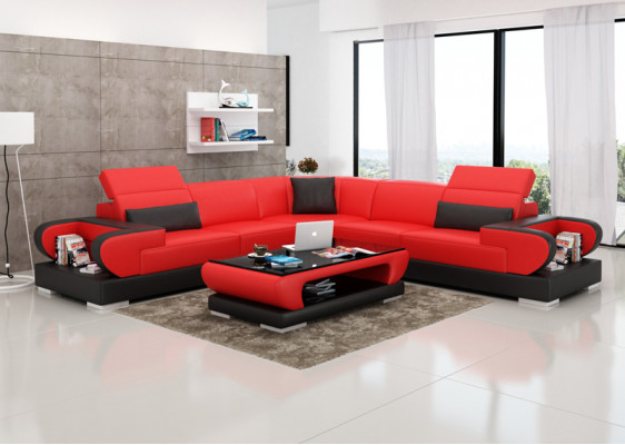 Entdeckt Luxus a Komfort mat eisem exklusiven L-Form Designer.