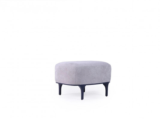 Designer Modern Grey Hocker Wunnzëmmer Polster Textil Polstermöbel
