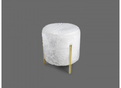 Polstersëtzgendeeler Wunnzëmmer Modern Hocker Ariichtung Textil Foussocker