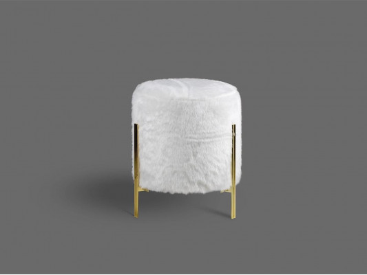 Polstersëtzgendeeler Wunnzëmmer Modern Hocker Ariichtung Textil Foussocker