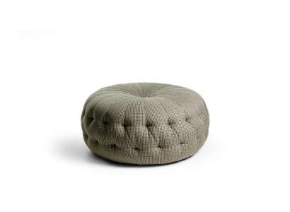 Wunnzëmmer Ariichtung Design Hocker Polster Textil Foussocker Nei