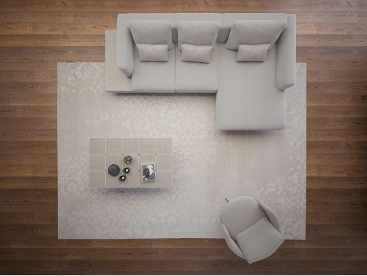 Wunnzëmmer Sofagarnitur Ecksofa L-Form Nei Sessell Luxus Holz Dësch.