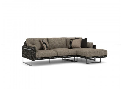Designer Ariichtung Polsterméiwel Ecksofa L-Form Wunnzëmmer Sofa Couch