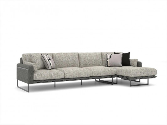 Luxus Sofa L-Form Designer Polstermöbel Wunnzëmmer Gro Ecksofa Nei Miwwelen