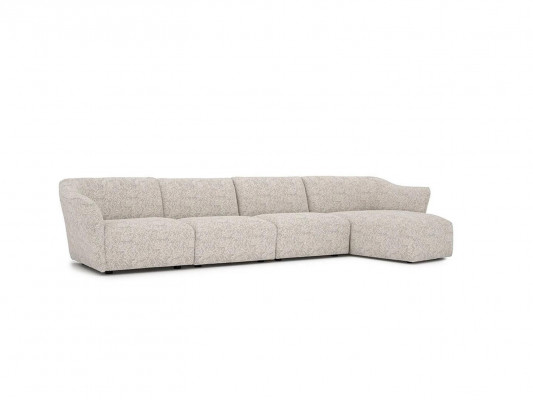 Wunnzëmmer Sofa L-Form Designer Eck Garnitur Wäiss Luxus Polstermöbel