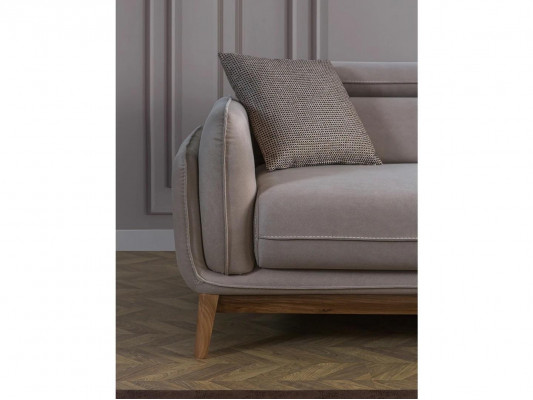 Wunnzëmmer Agenceur Designer Groe Eckcanapé L-Form Sofa Couch Polstermeubel