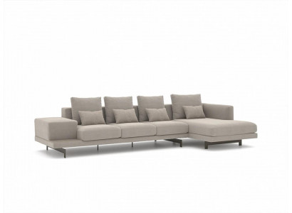 Luxus Miwwelen Modern Garnitur Eckcouch L-Form Designer Ariichtung Polstermöbel