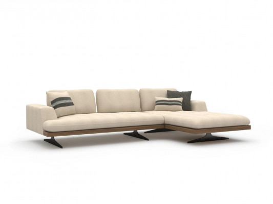 Wäiss Luxus Eck-Sofa L-Form Stuff Modern Sofa Relax Designer Ariichtung