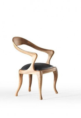 Moderne Holz Stull Iesszëmmer Sëtzmiwwel Designer Lehnstull Luxus Stull