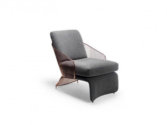 Wunnzëmmer Luxus Fotell Designer Ariichtung Polster Miwwel Polsterfotell