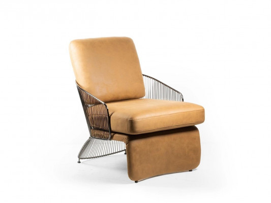 Brongen Designer Fotell Lieder Polstermébel Wunnzëmmer Luxus Sëtzmébel