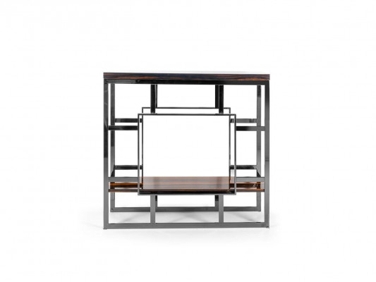 Konsolendësch Holz Dësch Edelstahl Konsole Luxus Wunnzëmmer Design