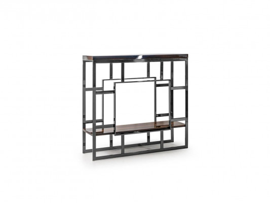 Konsolendësch Holz Dësch Edelstahl Konsole Luxus Wunnzëmmer Design