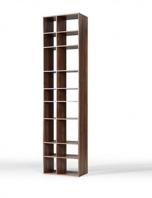 Modern brong Holz Bicherregal Wunnzëmmer Regaler Ariichtung nei Miwwelen