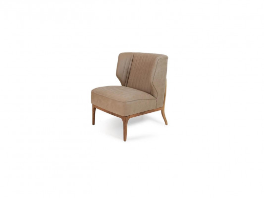 Grau Fauteuil Designer Sëtz Canapé Modern Wunnzëmmer Polstermöbel Nei
