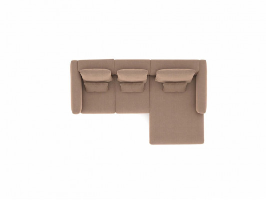 Designer Miwwelen Beige Eck Garnitur Polstermöbel Wunnzëmmer Sofa Canapé