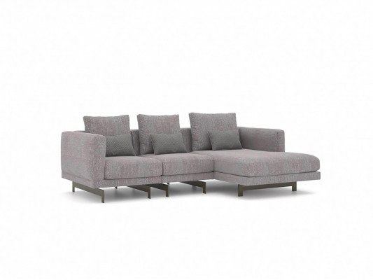 Ecksofa L-Form Designer Eck Garnitur Wunnzëmmer Sofa Polstersofa Neit Miwwelen