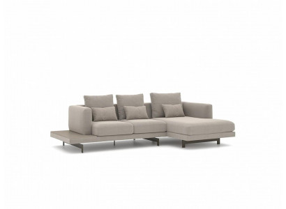 Designer Gro Sofa Couch L-Form Modern Ecksofa Polstermoossel Wunnzëmmer