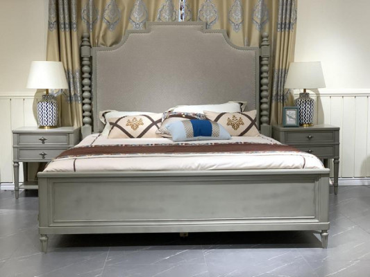 Bett Duebelbett Schlofzëmmer Design Better Modern Polster Holz Textil Miwwelen Nei