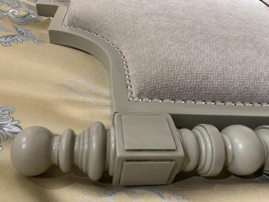 Bett Duebelbett Schlofzëmmer Design Better Modern Polster Holz Textil Miwwelen Nei